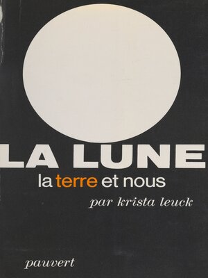 cover image of La Lune, la Terre et nous